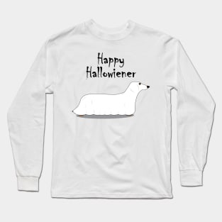 Happy Hallowiener - Ghost Long Sleeve T-Shirt